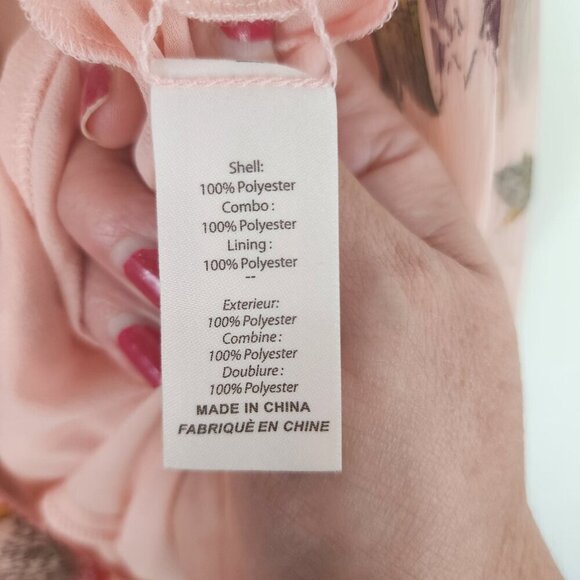 NWT Cinq a Sept Xiomara Floral Dress Gown Soft Pink Multi Size 6 - Picture 16 of 17